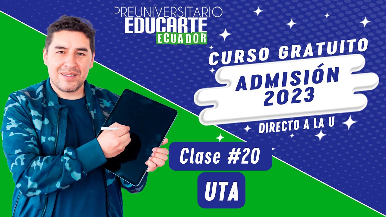 🏫 Preguntas Filtradas UTA - Clase 20 📚 Curso Gratuito - Admisión 2023💻🧠✍️