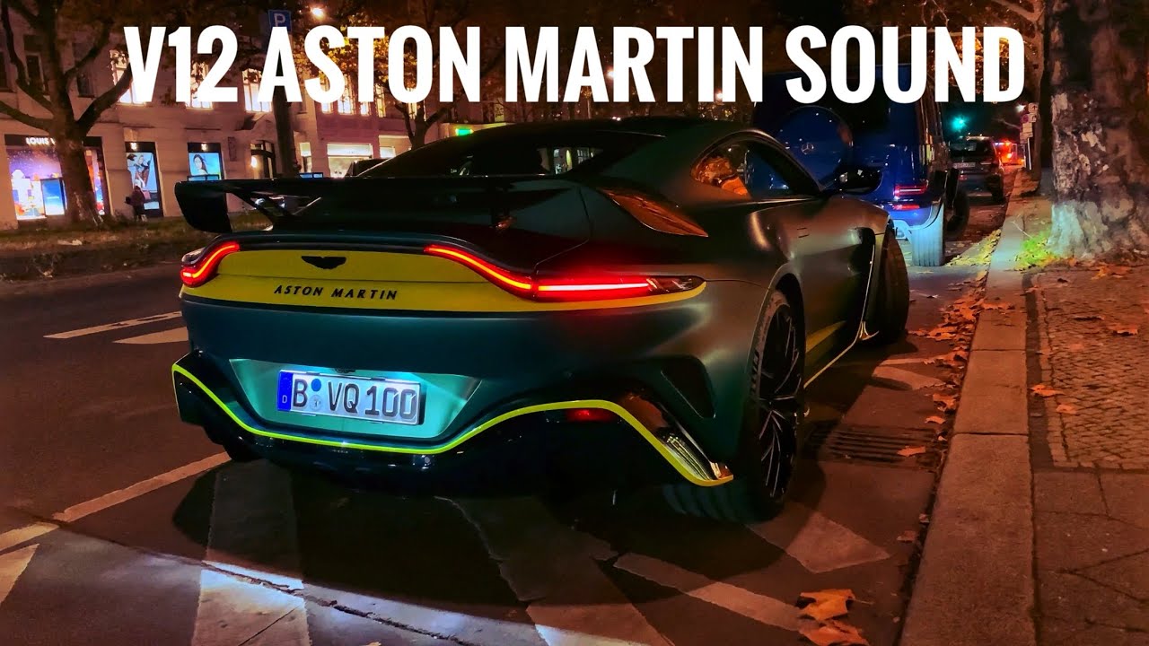 2023 Aston Martin Vantage V12 EXHAUST SOUND