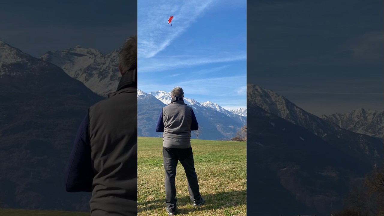 Jeppo decolla! Primo test flight del parapendio RC MIM