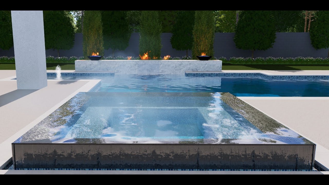 Landmark Custom Pools - The Rabinovich Family - By Mark Wyner