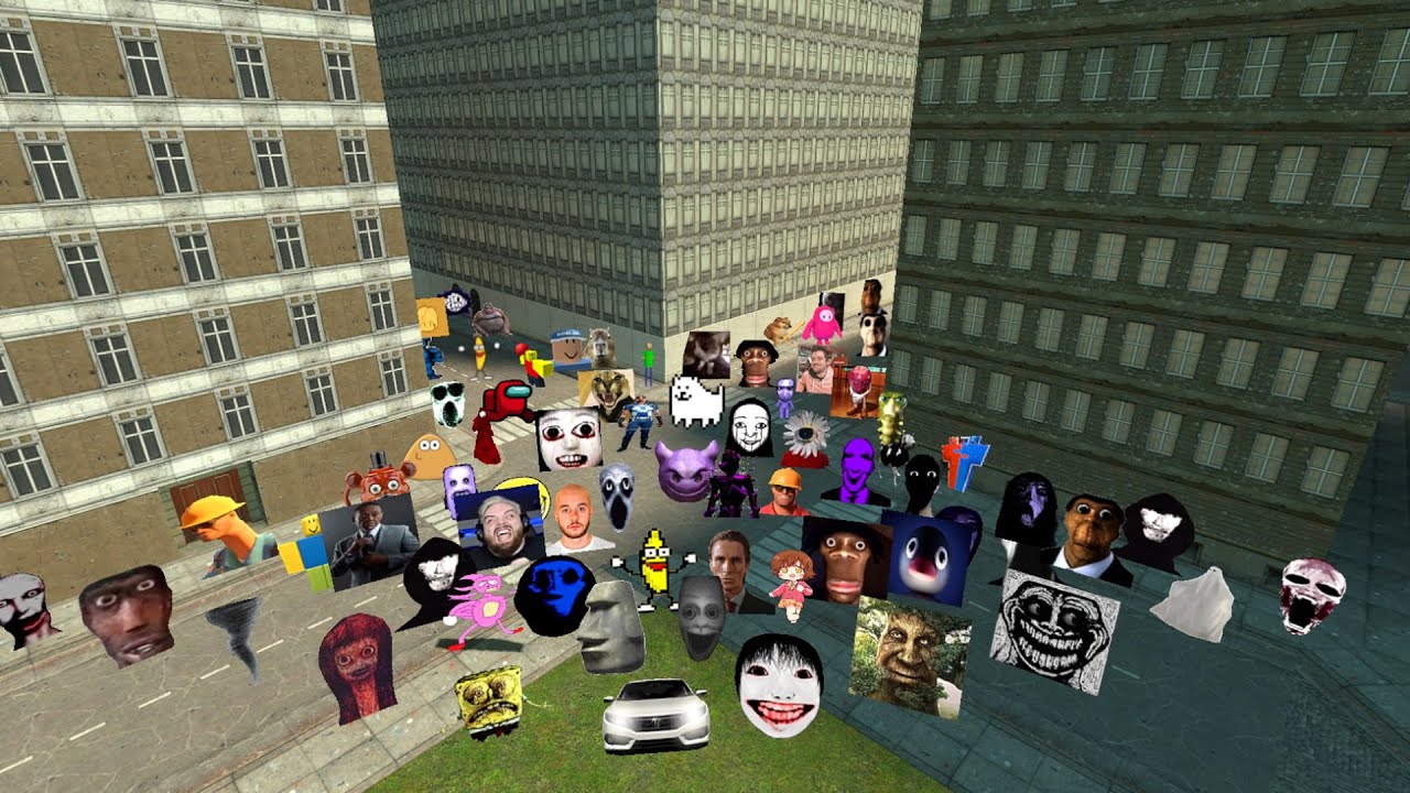 Слишком много Nextbots в Big City Garry's Mod