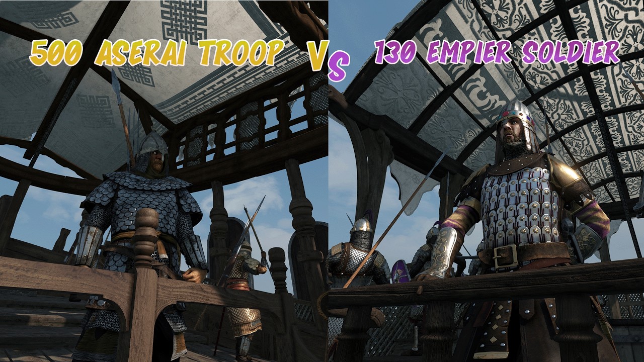 NAVAL BATTLE 130 EMPIRE soldiers vs 500 ASERAI soldiers