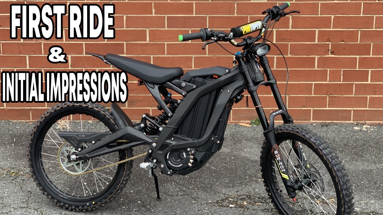 2021 SUR-RON X BLACK FIRST RIDE