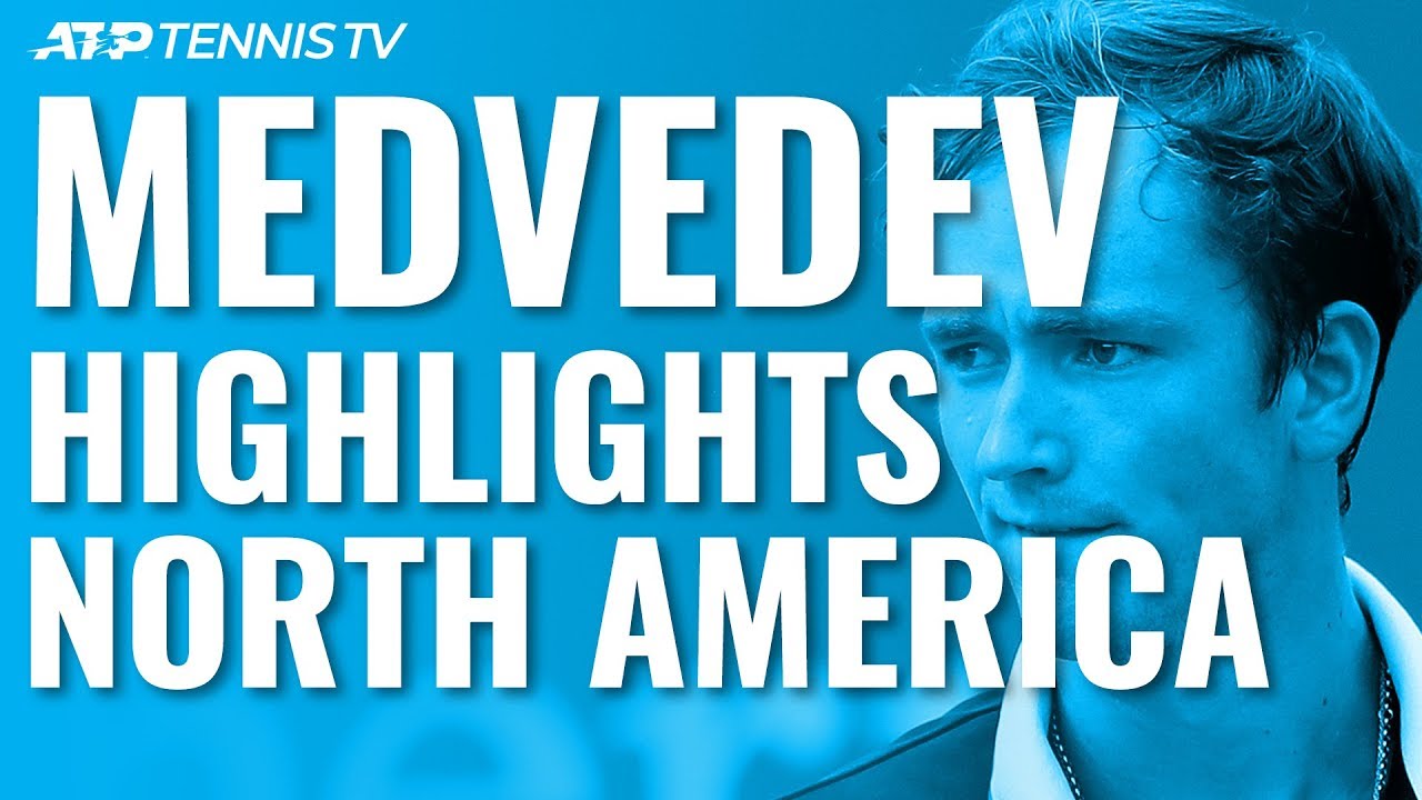 Daniil Medvedev Great Shots & Best Moments in North American Hard Court Swing!