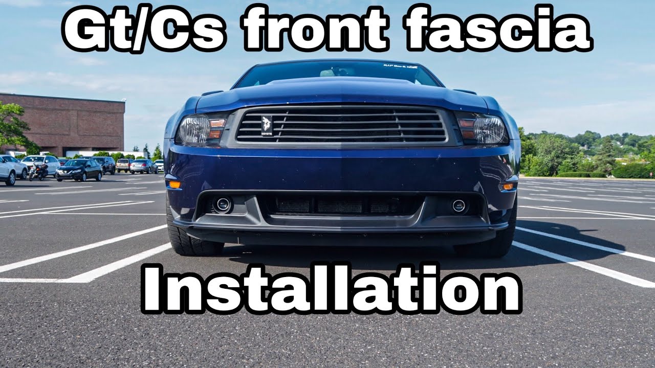 How to install a 2010-2012 Mustang GT/CS front fascia