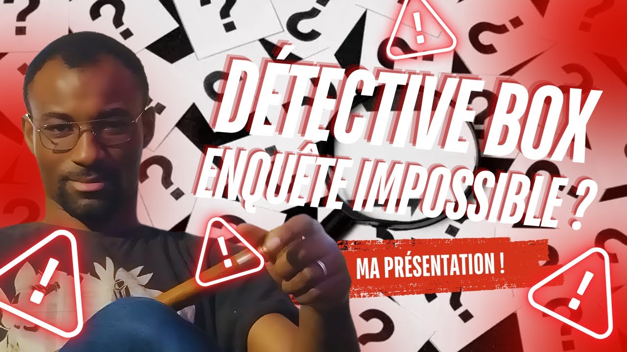 Je DÉCOUVRE Detective Box et c'est INCROYABLE !
