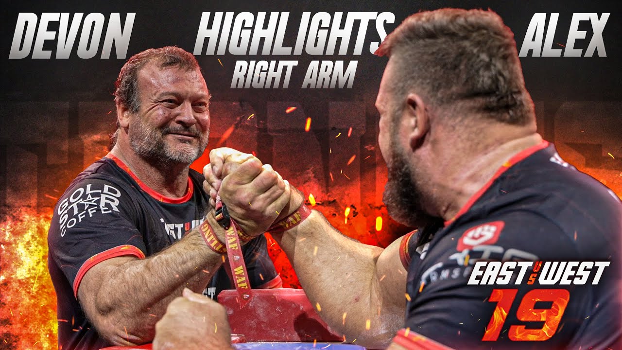 East vs West 19 HIGHLIGHTS | Alex Kurdecha vs Devon Larratt RIGHT-HANDED