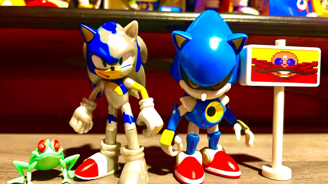 Review on the Jakks Pacific metal virus sonic and 35th metal sonic figures!!