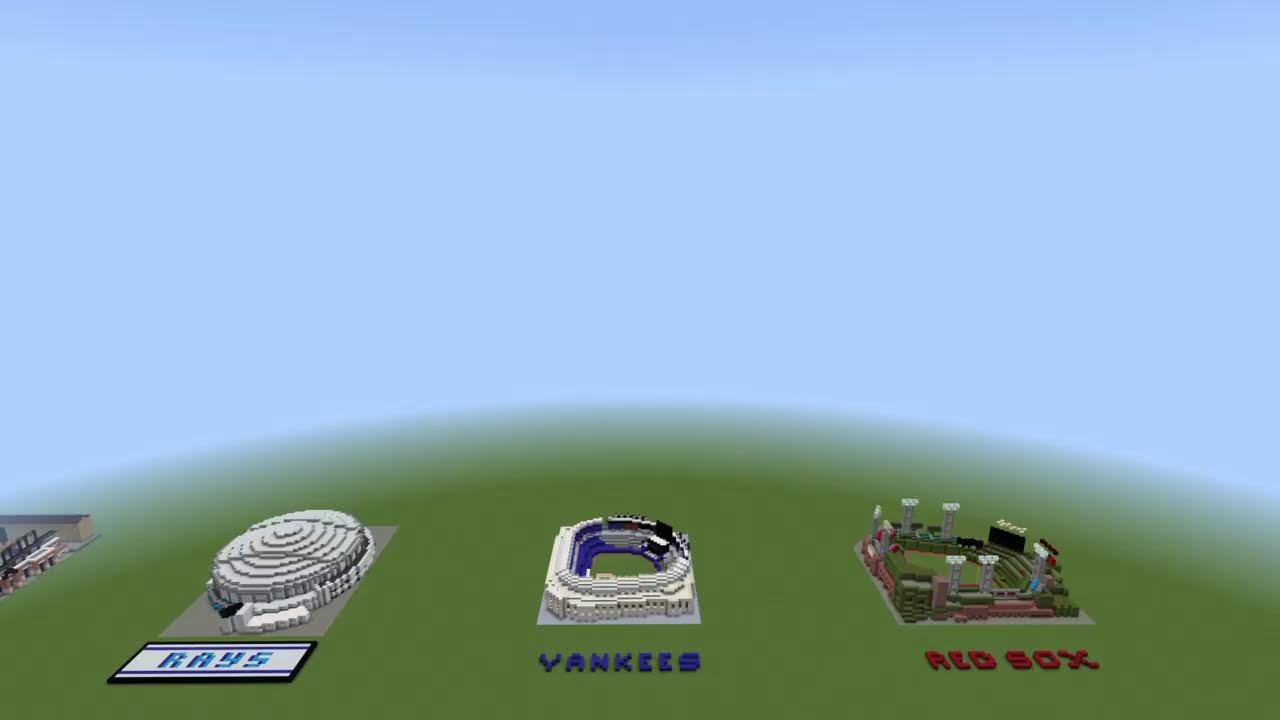 More MLB MINI Minecraft Stadiums AL East 4 of 5
