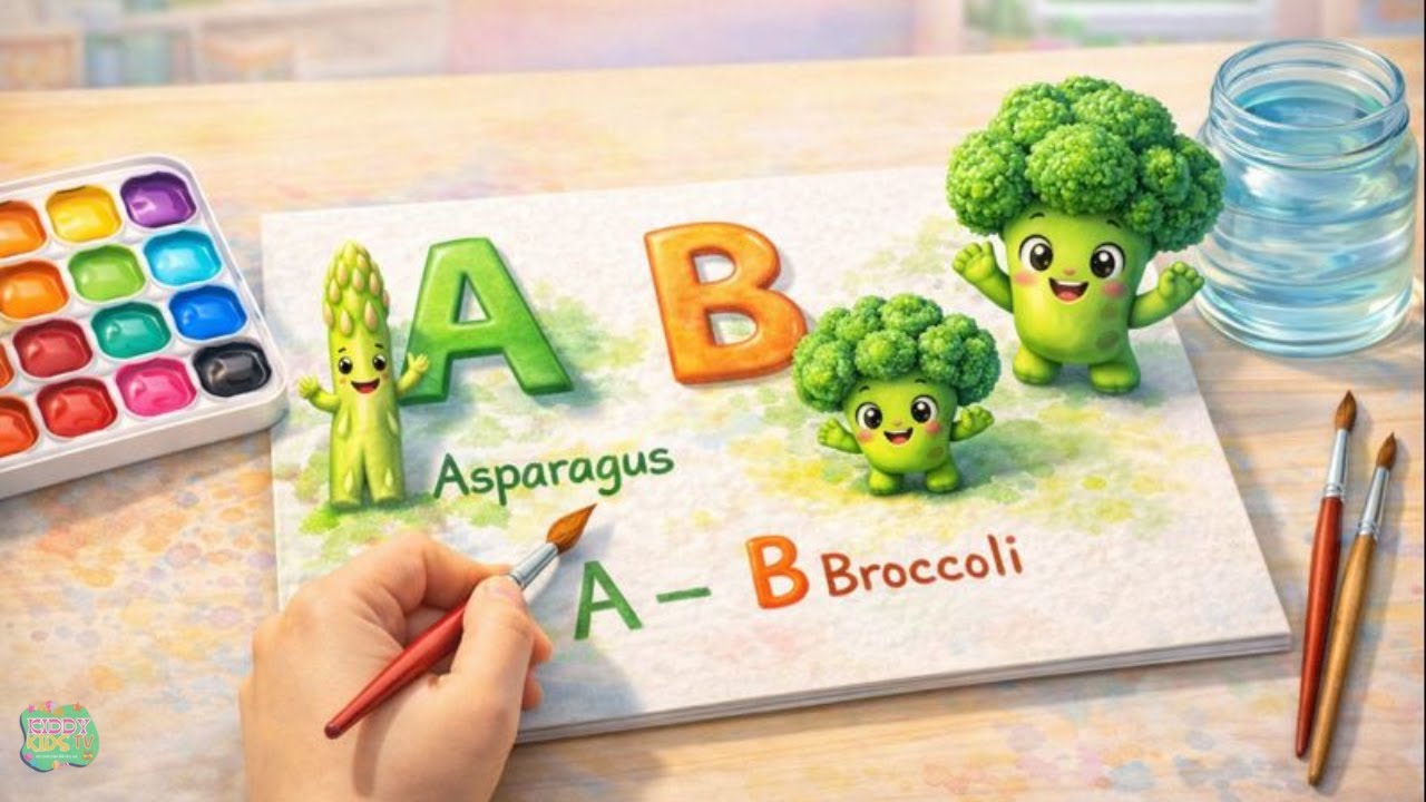 vegetable names I kids animation vegetable I kiddykids tv #cartoon