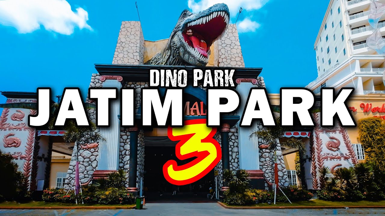 🔴 JATIM PARK 3 BATU - Dino Park | Cinematic Tour Wisata Malang Jawa Timur - Harga Tiket