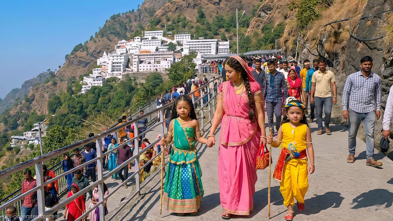 जब यशोदा मैया ने करवाए कान्हा के वैष्णो देवी दर्शन | Yashomati Maiyaa Ke Nandlala