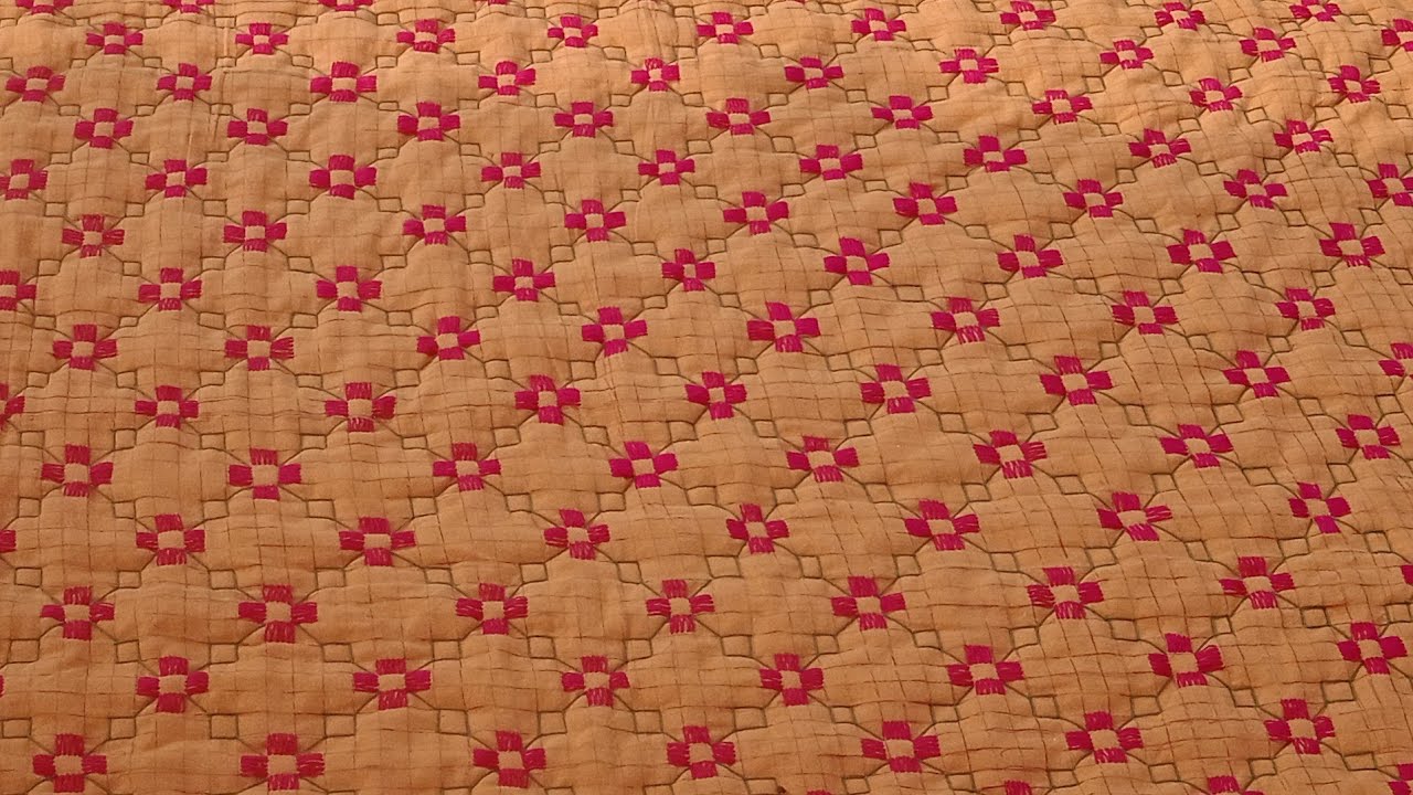 बिल्कुल नया डिजाइन फुल वाला|Sujani Ka Design |Chadar Ka Design |Beautiful Hand Embroidery Sujani