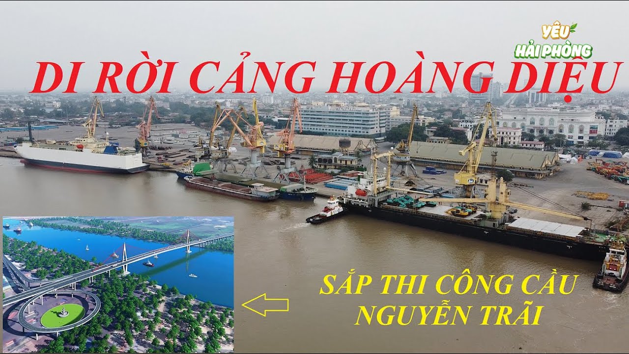 Di rời cảng Hoàng Diệu,  lấy mặt bằng thi công cầu Nguyễn Trãi và công viên cây xanh #HP13