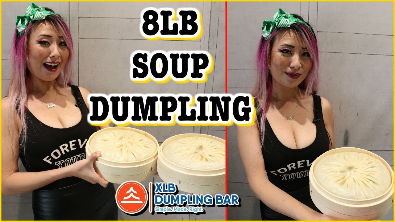 MASSIVE 8LB XLB DUMPLING w/ Insiders @ XLB Dumpling Bar in Walnut, CA #RainaisCrazy