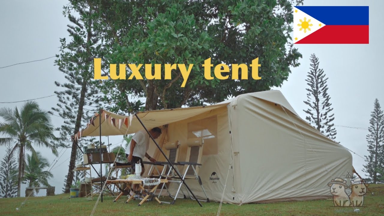 Gloomy Camping | Luxury 2 Room Inflatable Tent With Our Dog | Ruah’s Place | Naturehike 12Y