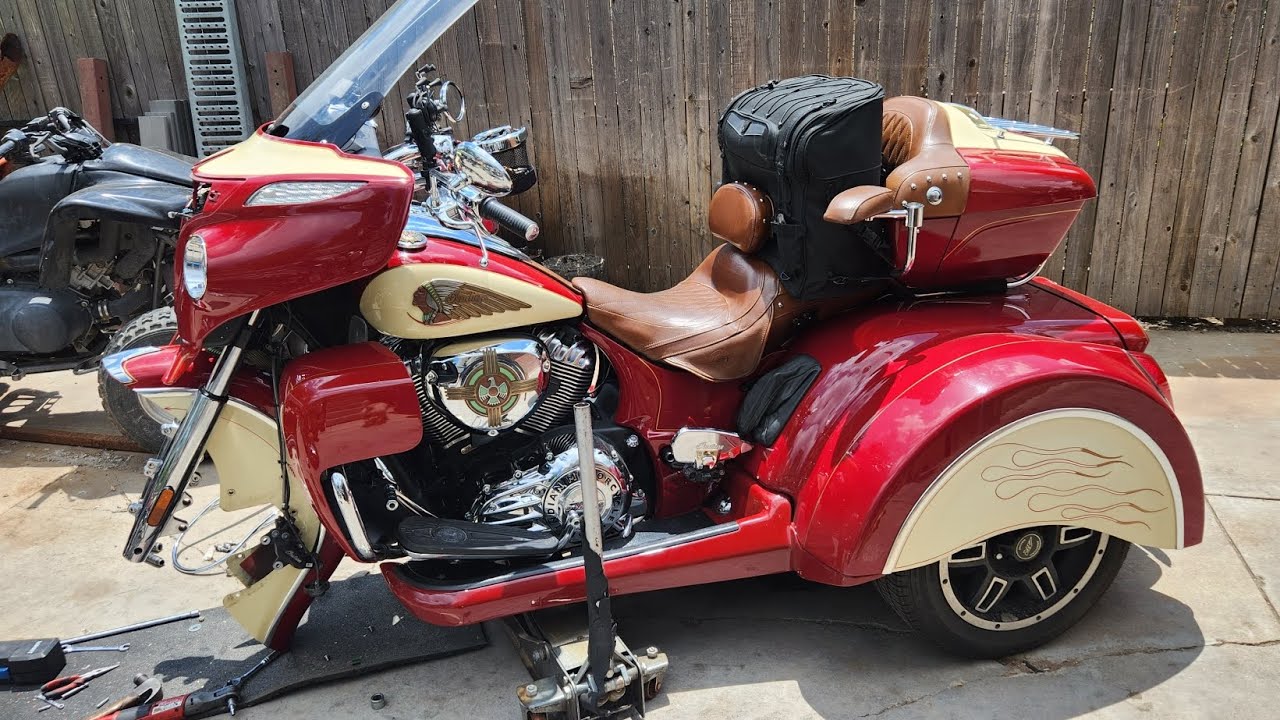 Indian Roadmaster Front Fork Removal TIP