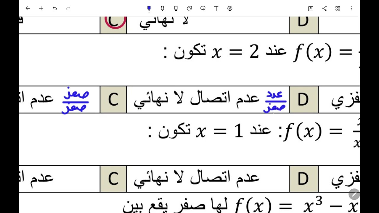 مراجعة الباب الأول الجزء الثالث  صف ثالث ثانوي 