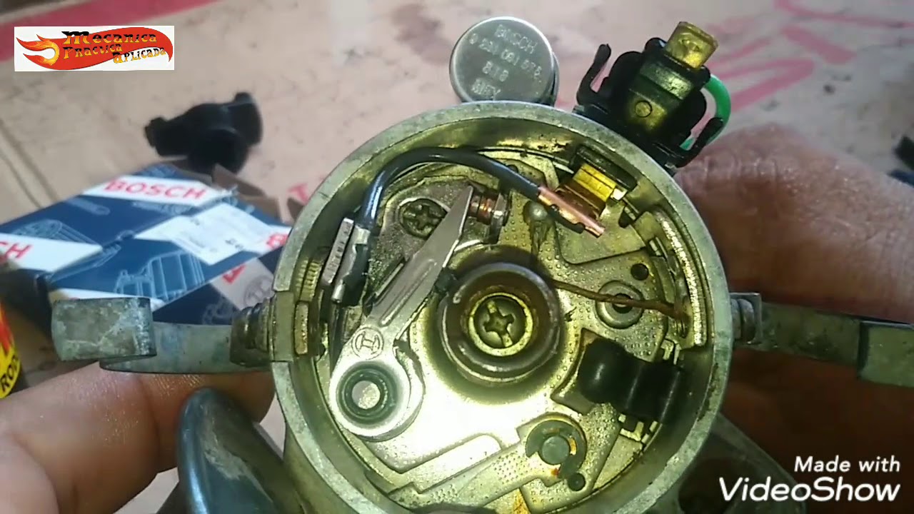Cambio platinos y condensador Motor J1800