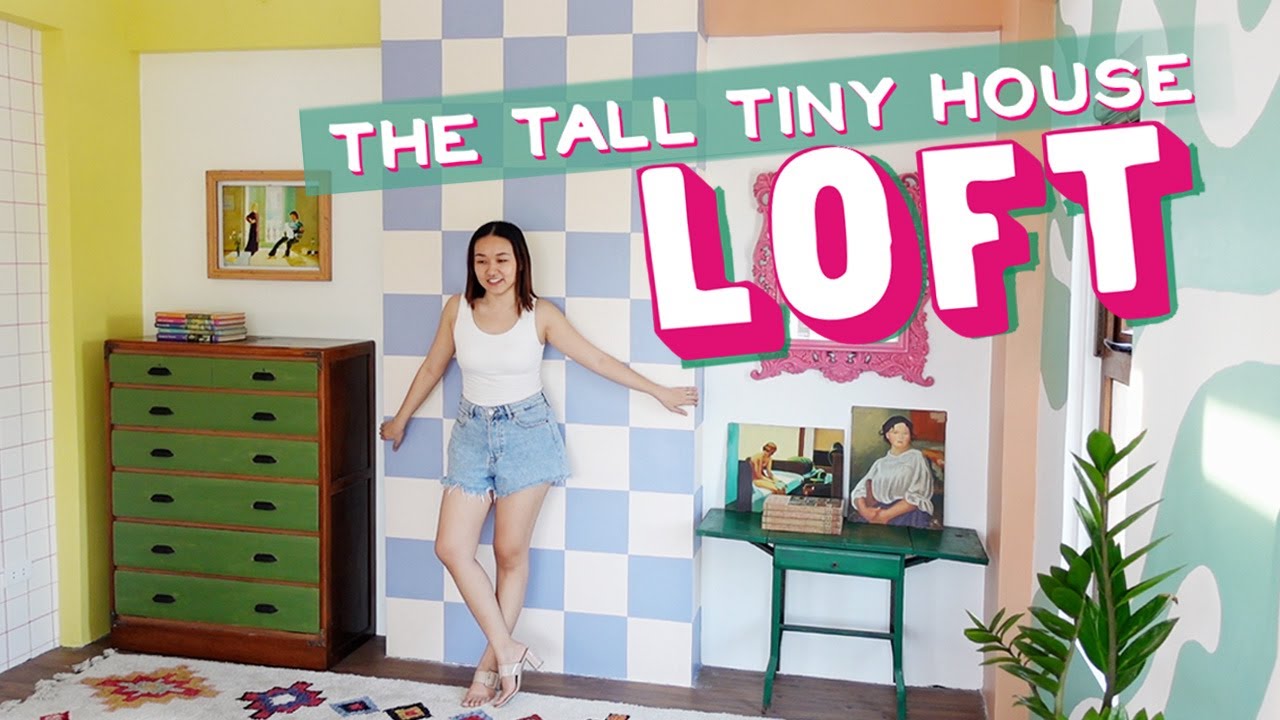 Whimsical Studio Loft Makeover🌈✨// The Tall Tiny House Series // by Elle Uy