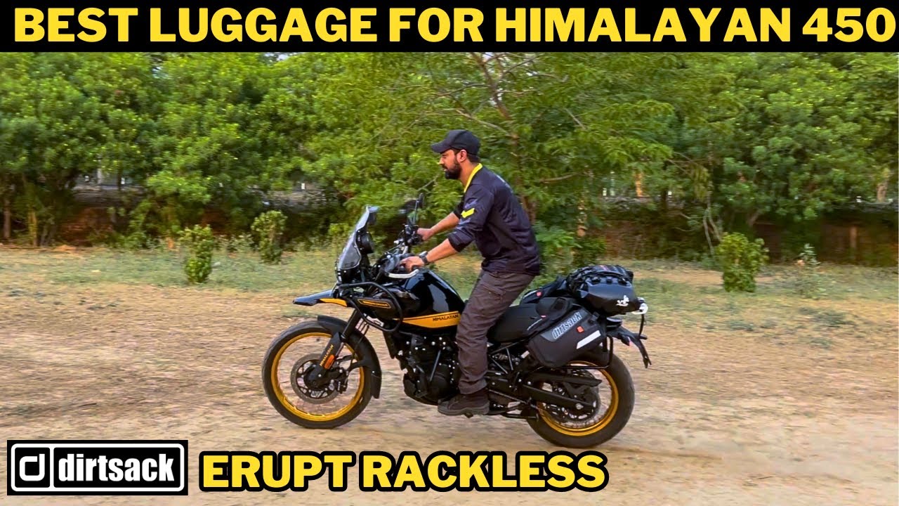 DIRTSACK ERUPT RACKLESS LUGGAGE SYSTEM | BEST LUGGAGE FOR HIMALAYAN 450 |