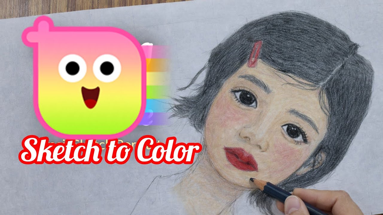 Draw With Me | Sketch to Color Transformation ✨