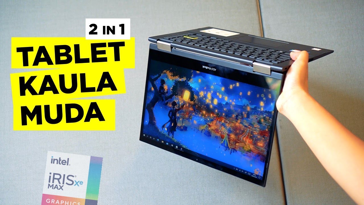 2in1 Laptop Pertama BerGPU INTEL! - Asus VivoBook Flip TP470
