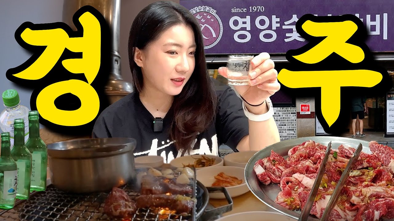 나혼자 경주 먹방 여행, 경주 맛집은 맥도날드뿐이라고요…? 일단 아침부터 한우 갈기고 시작🔥 영양숯불갈비 감포일출복어 황리단길 황남옥수수 고향실비타운 먹방 브이로그 mukbang