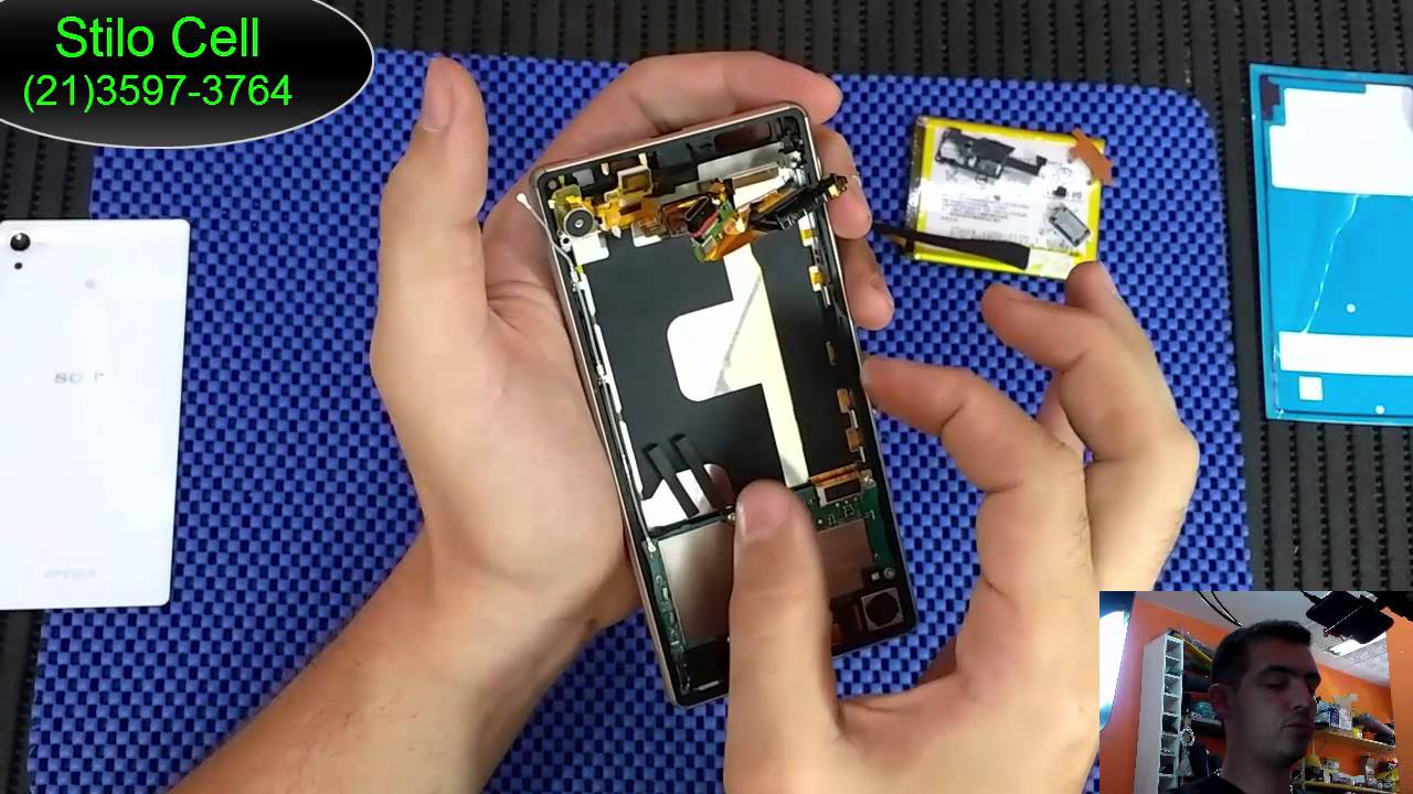 Troca do frontal (touch e display) Xperia Z3+ (Z4)