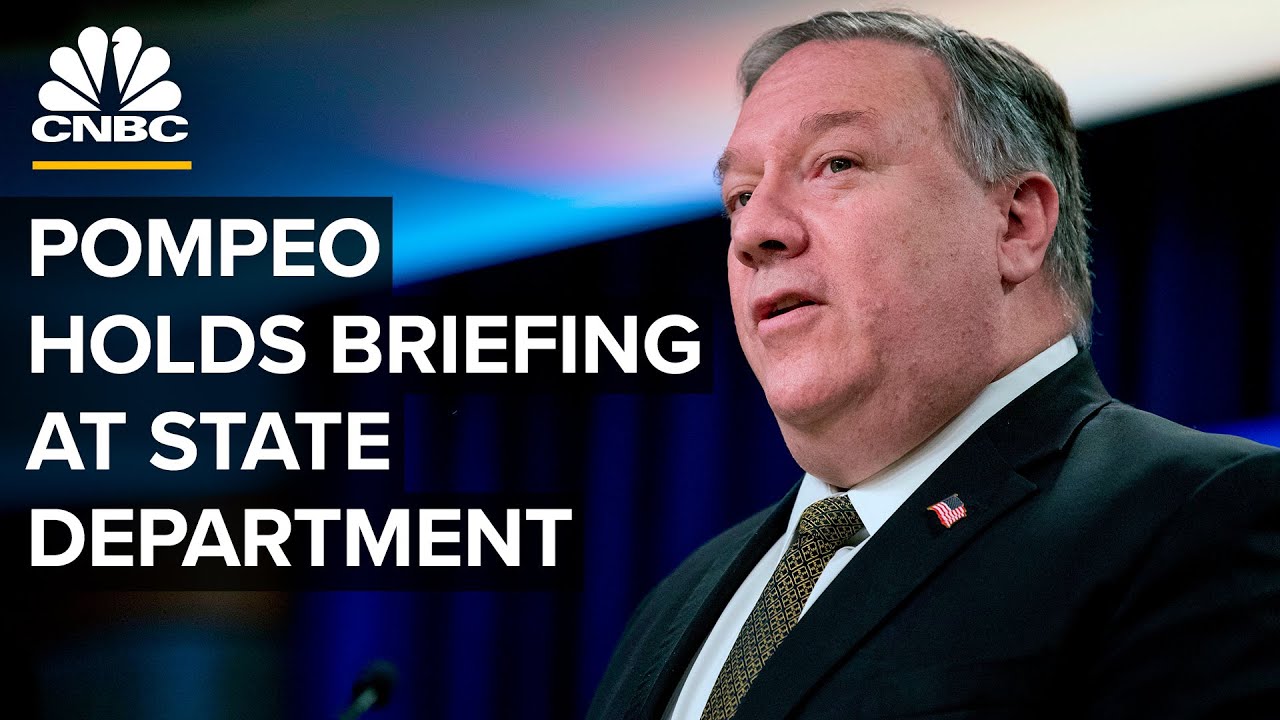 Secretary Mike Pompeo delivers remarks at the State Department &mdash; 8/5/2020