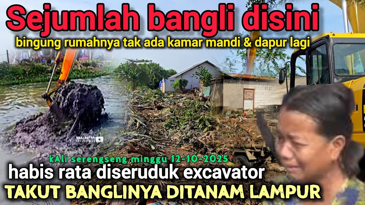 INI DIA BANGUNAN BANGUNAN LIAR BERIKUTNYA DI KALI SERENGSENG YANG AKAN DITANAM PAKE LUMPUR❗️