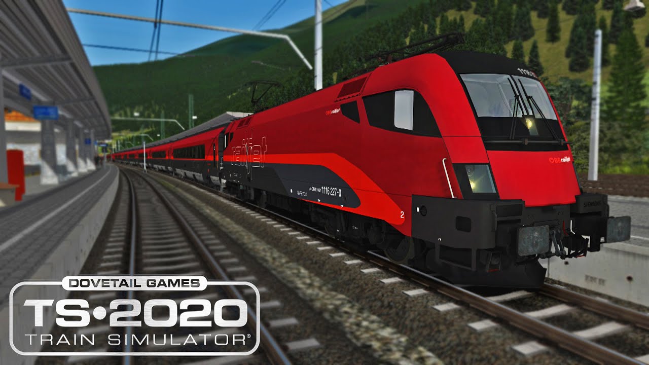ÖBB RJX 166/566 Landeck-Zams nach St. Anton | Train Simulator 2020 | virtuelle Führerstandsmitfahrt