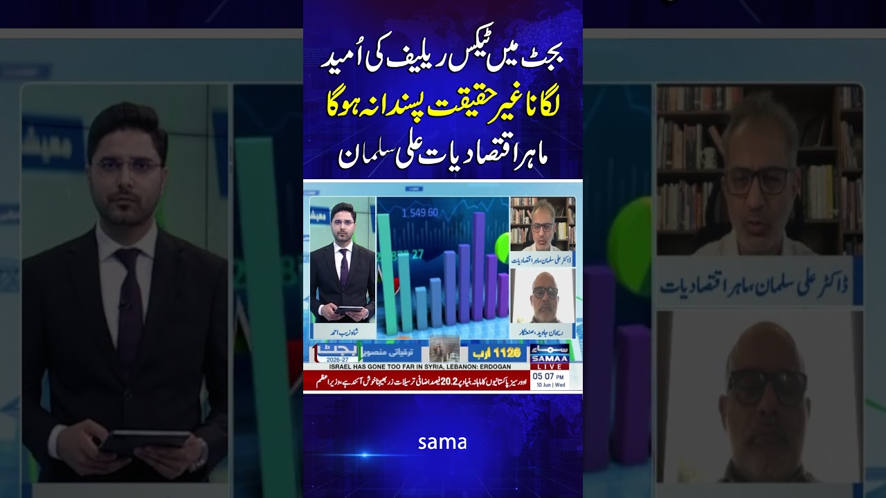 Expecting Tax Relief in the Budget Would Be Unrealistic, Says Economist Ali Salman | Economy Matters