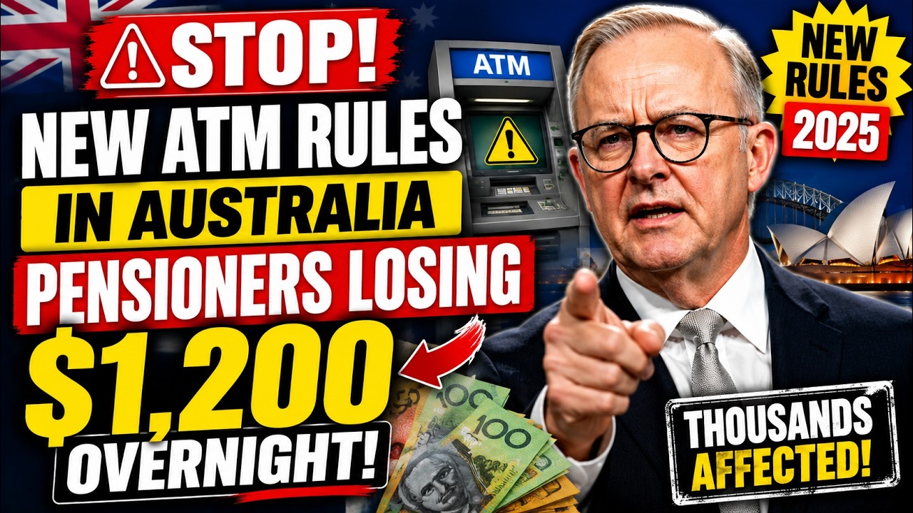🚨 Australia&rsquo;s NEW ATM Rules Explained &mdash; Pensioners Could Lose $1,200 Overnight!