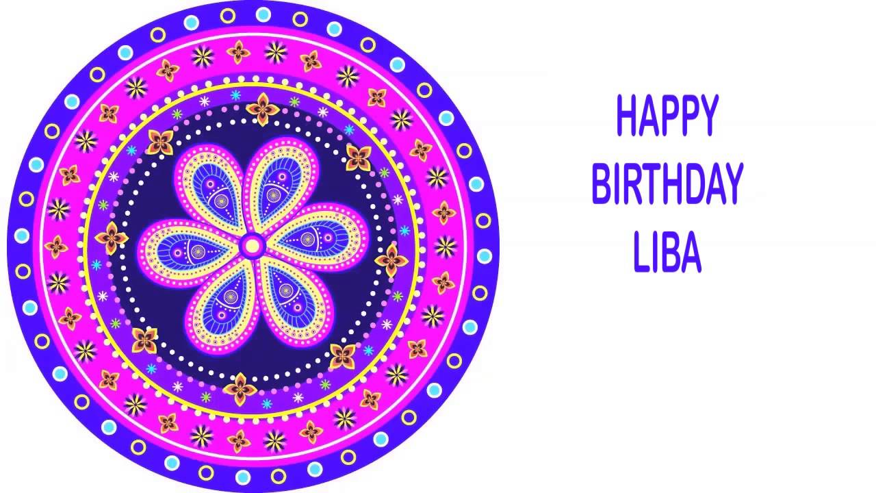 Liba   Indian Designs - Happy Birthday