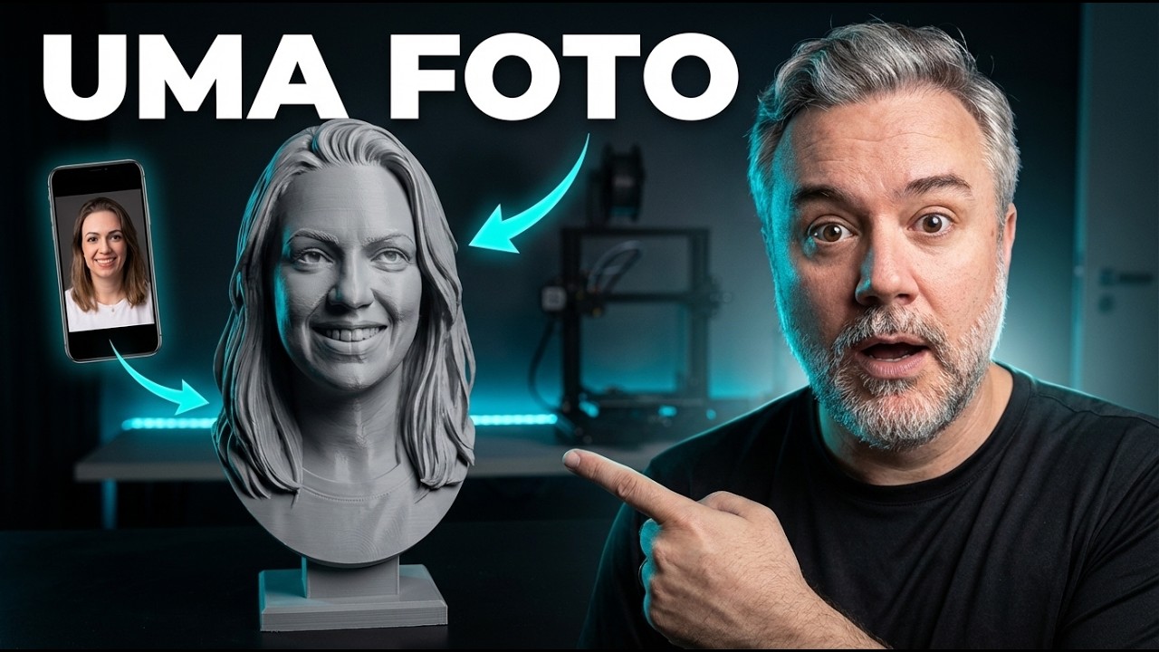 Transformei uma FOTO em 3D e o resultado me assustou