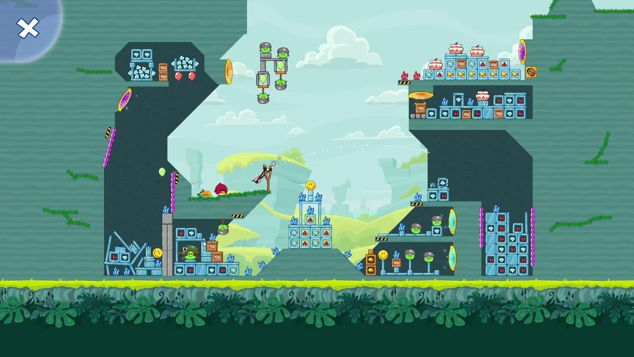 Angry Birds Friends Level 9 Tournament 1821 three stars NO POWER-UP walkthrough 2026-09-14