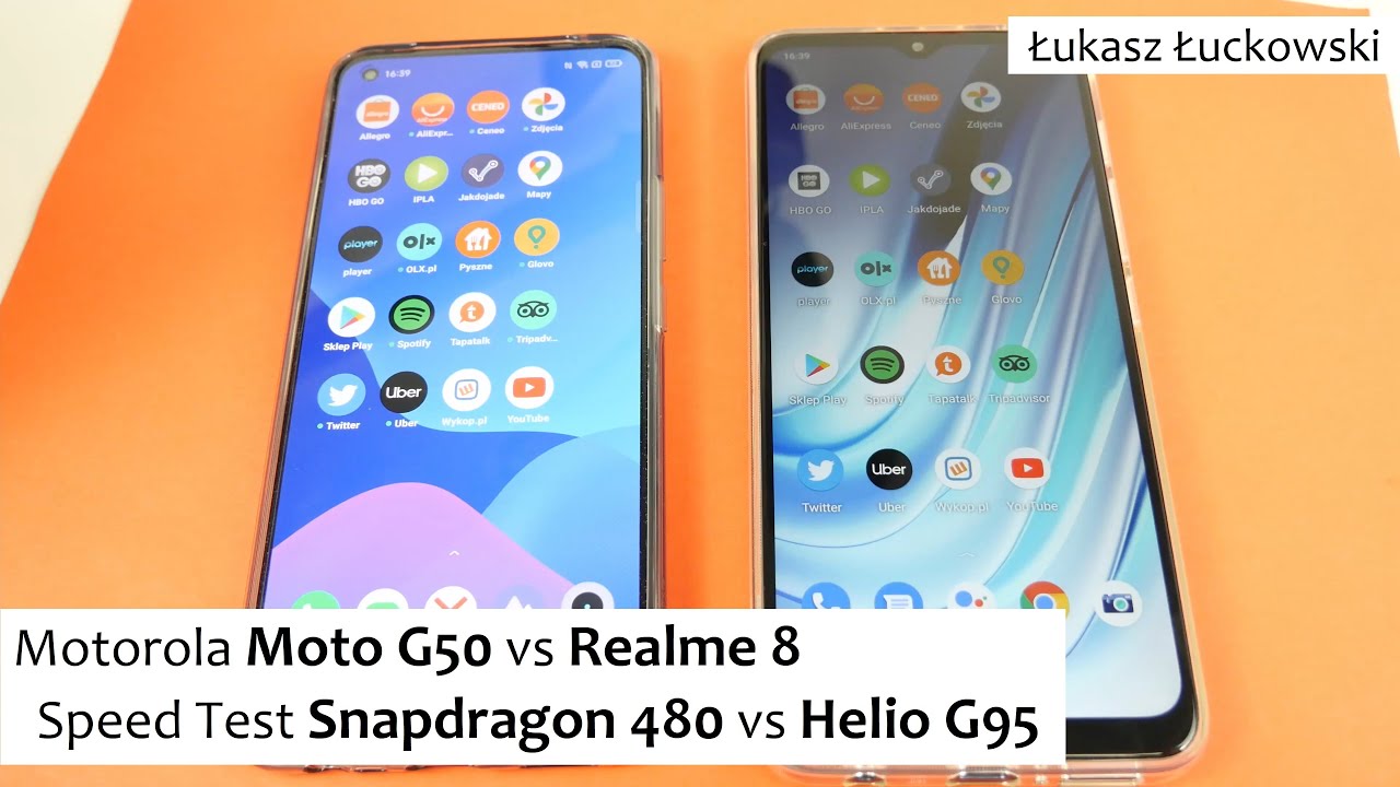 Motorola Moto G50  vs Realme 8 ❗❗❗ | Speed Test | Snapdragon 480 vs Helio G95