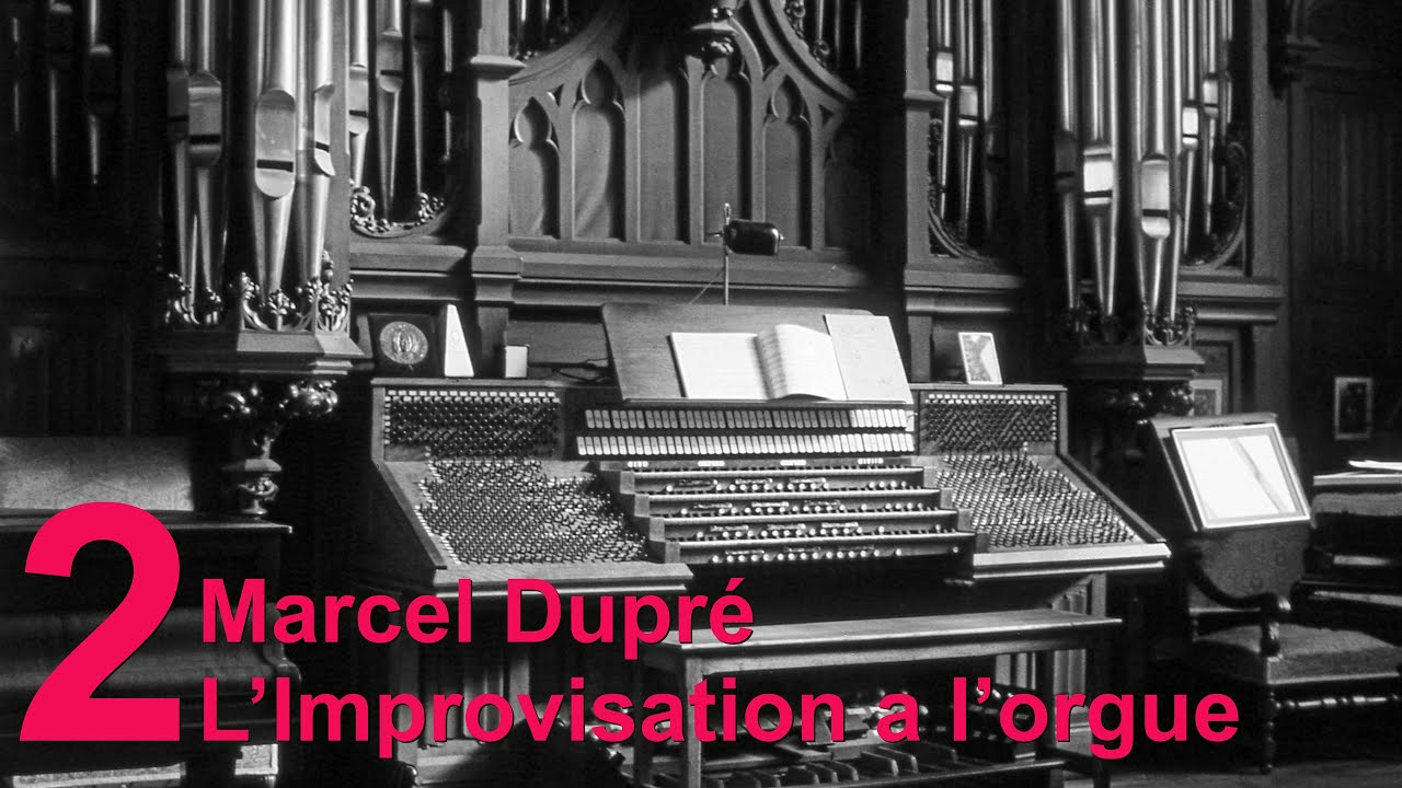 Marcel Dupré - Improvisation on the organ (2) | DUPRÉ at his organ in Meudon | Radio broadcasts 1949