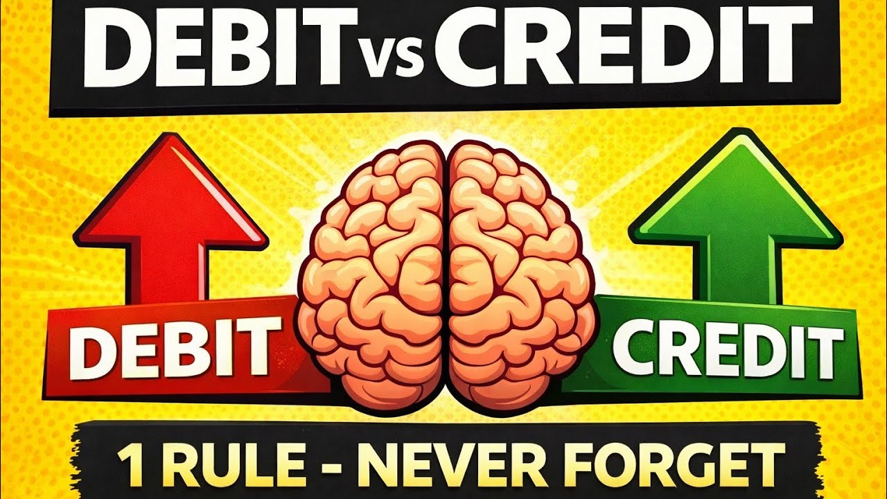 Debit Credit ka Smart Letter Trick | Golden Rule (English)