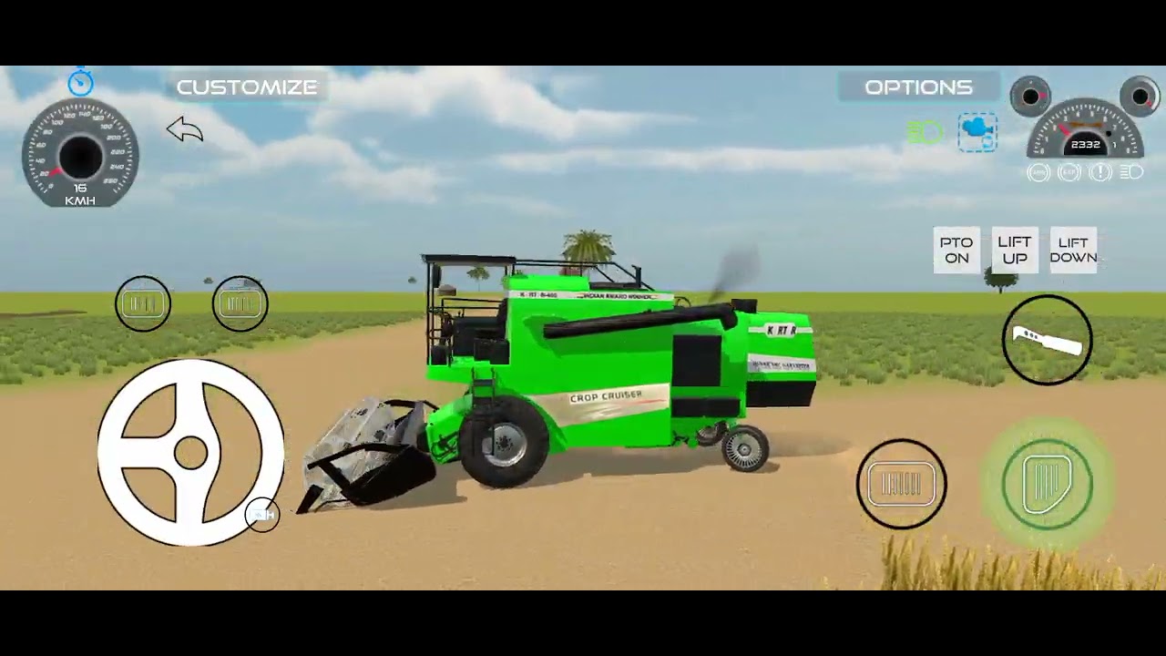 HARVESTER FARMING 🧺 INDIAN VECHILE SIMULATOR