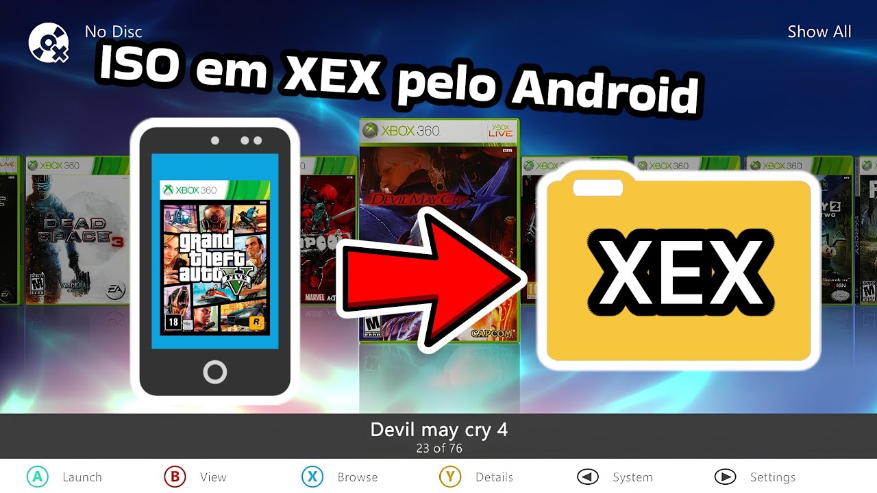 Como converter ISO do Xbox 360 em XEX pelo Android