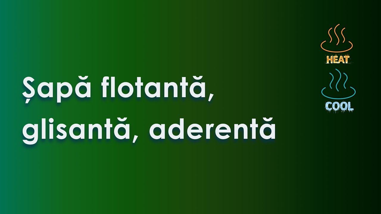 Șapă flotantă, glisantă, aderentă