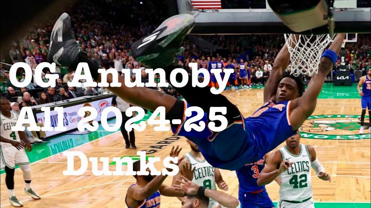 OG Anunoby All 2024-25 Dunks