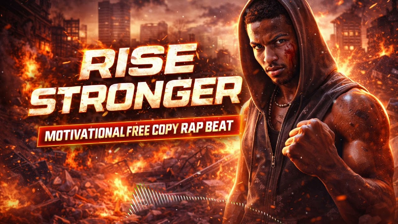 Rise Stronger 🔥 Motivational Rap Beat | Free Copy Trap Instrumental 2026