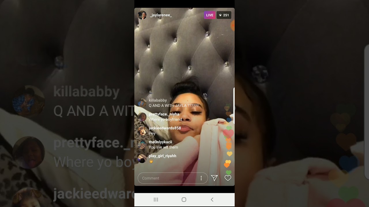 JAYLA RENEE INSTAGRAM LIVE