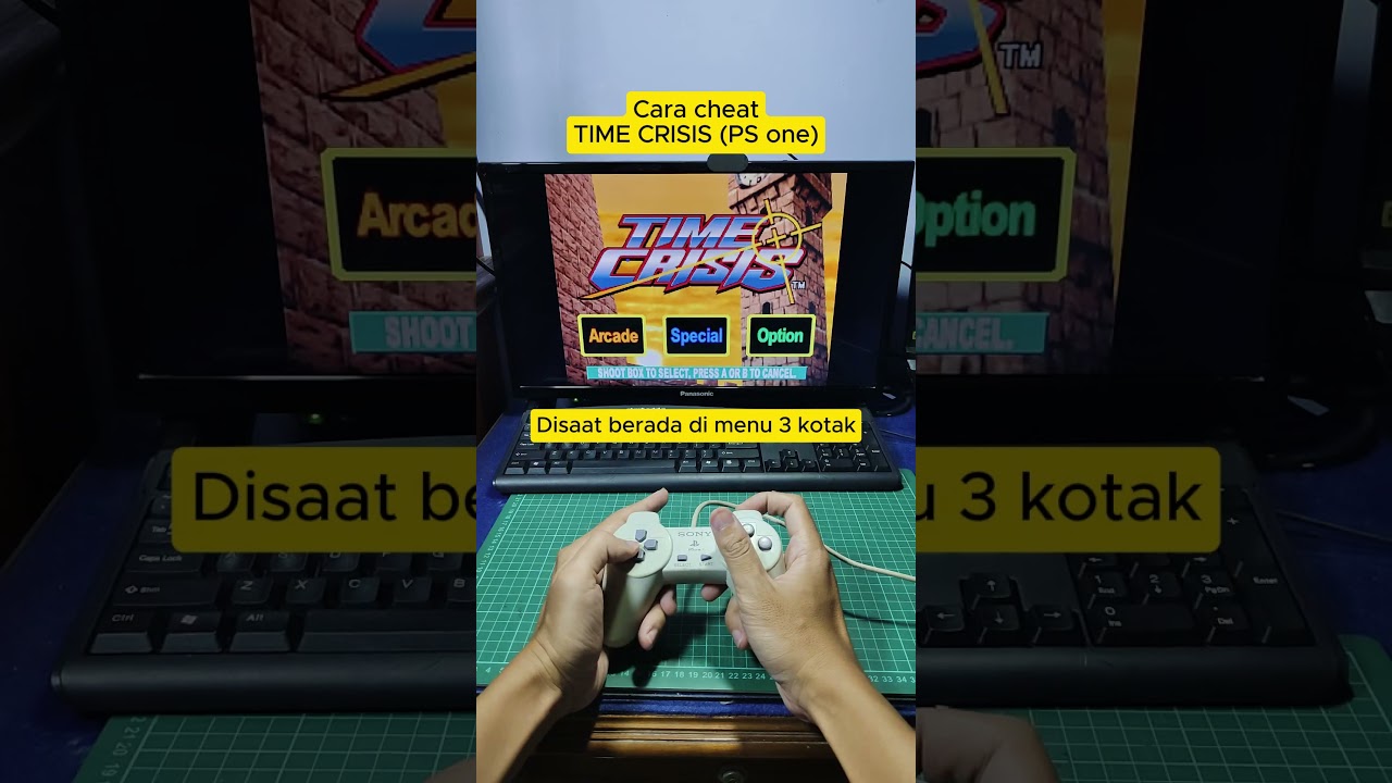 cara cheat TIME CRISIS PS1