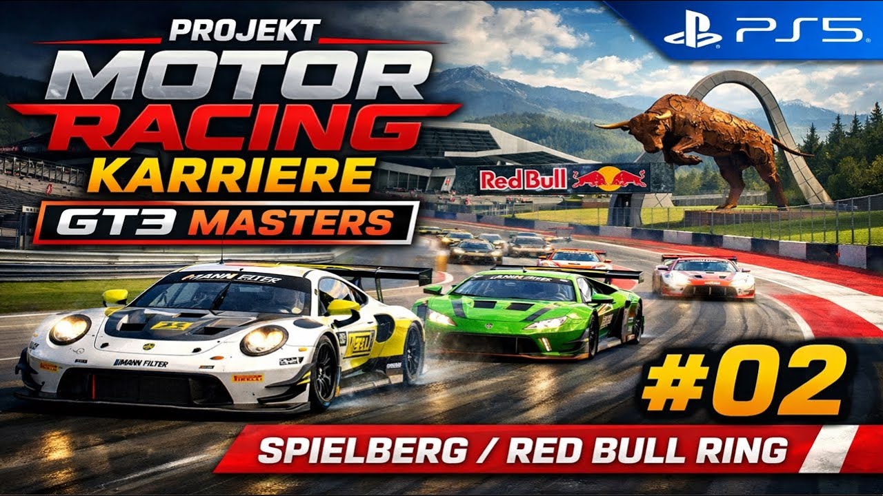 Project Motor Racing Karriere German GT3 Maters PS5 Deutsch #02 (Spielberg /Red Bull Ring)