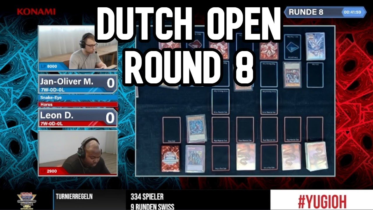 Round 8 Dutch Open - Horus Stun Vs Snake-Eye