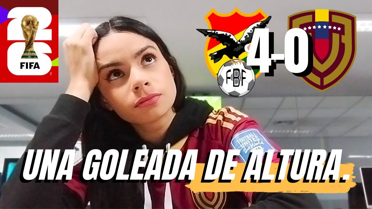 REACCIÓN VENEZOLANA🤬 | Bolivia 4-0 Venezuela | Fecha 7 ELIMINATORIAS Conmebol Mundial 2026🌎🇻🇪